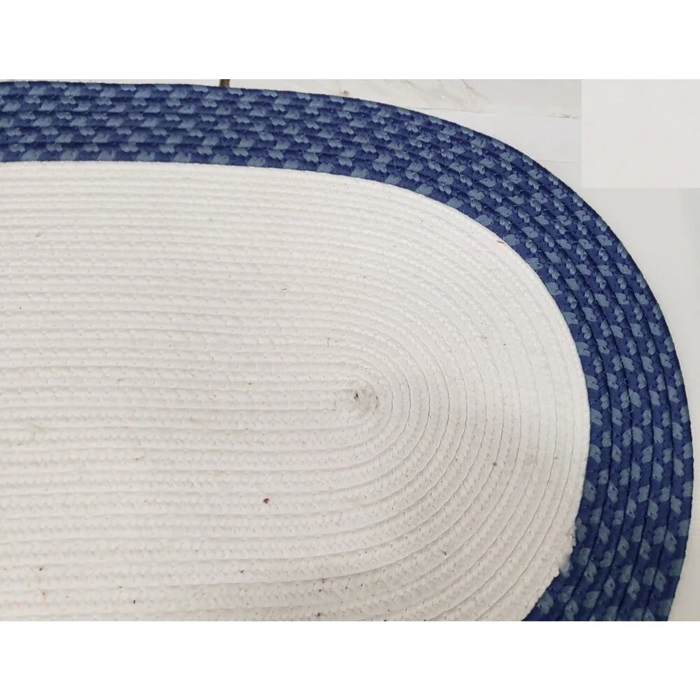 Oval Braided Kitchen Accent Rug (20